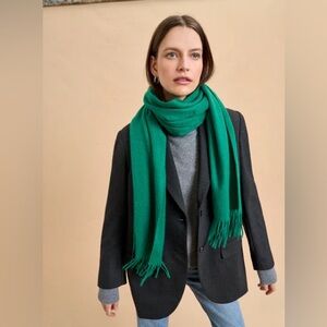 La Ligne Vibrant Green Scarf